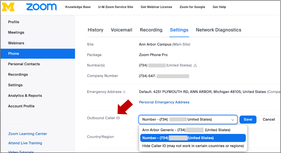 Zoom Phone Caller ID ITS Documentation